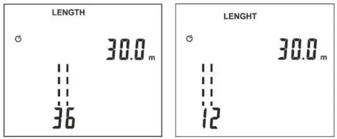 ULINKS LINKLAN Portable LAN Network Cable Verifier Toot User Manual - Press the button to select the cable length