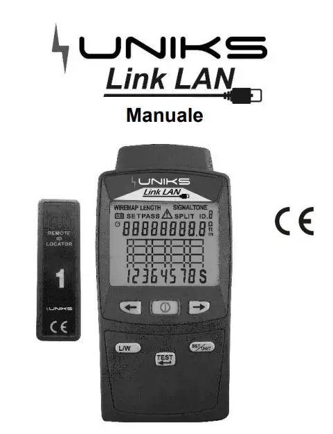 ULINKS LINKLAN Portable LAN Network Cable Verifier Toot User Manual