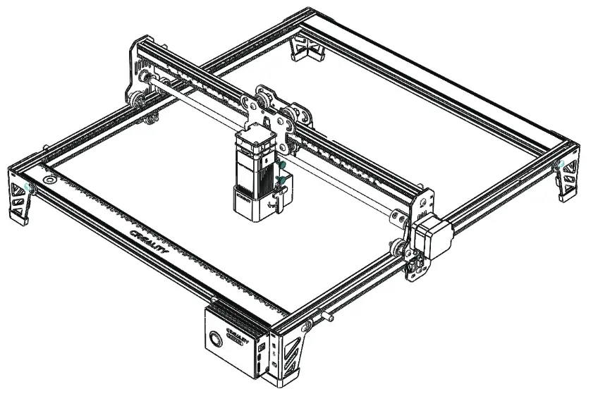 CREALITY CR Laser Falcon 3D Laser Engraving Machine - pictur 1e