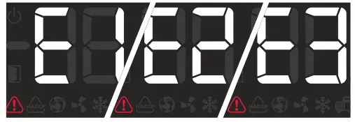 Danfoss AK-RC 305W-SD Temperature Controller for Walk In Coolers and Freezers - Display messages3