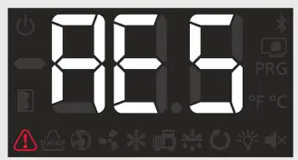 Danfoss AK-RC 305W-SD Temperature Controller for Walk In Coolers and Freezers - Display messages8