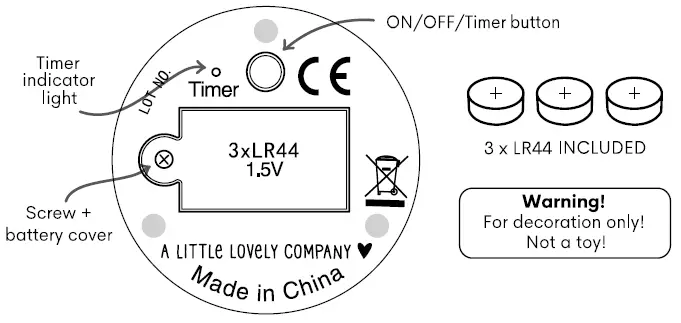 a LiTTLE-Lovely-company-LLSCWHI70-Cloud-Childrens-Room-Lamp-fig-1