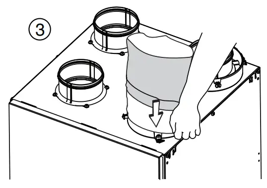 Connecting the Ducts to the Unit