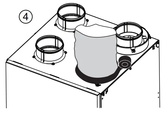 Connecting the Ducts to the Unit