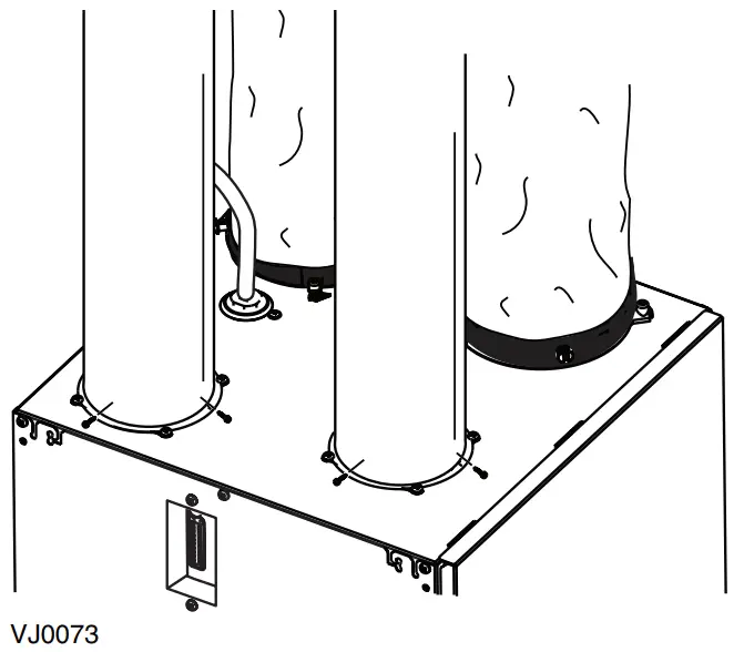 Connecting the Ducts to the Unit