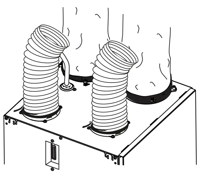 Connecting the Ducts to the Unit