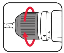 ozito PXDATS 018 Multi Chuck Drill - chuck