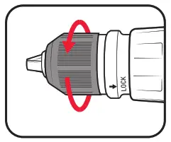 ozito PXDATS 018 Multi Chuck Drill - clockwise
