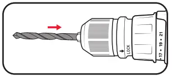 ozito PXDATS 018 Multi Chuck Drill - drill bit