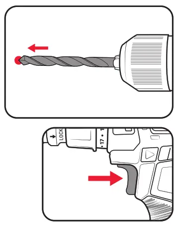 ozito PXDATS 018 Multi Chuck Drill - firmly