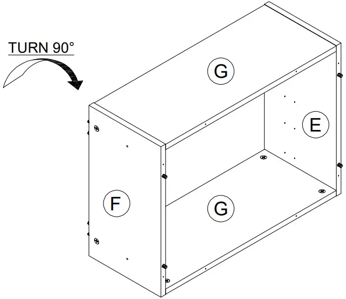 Furinno 21349 Lift Top Coffee Table - ASSEMBLY 4