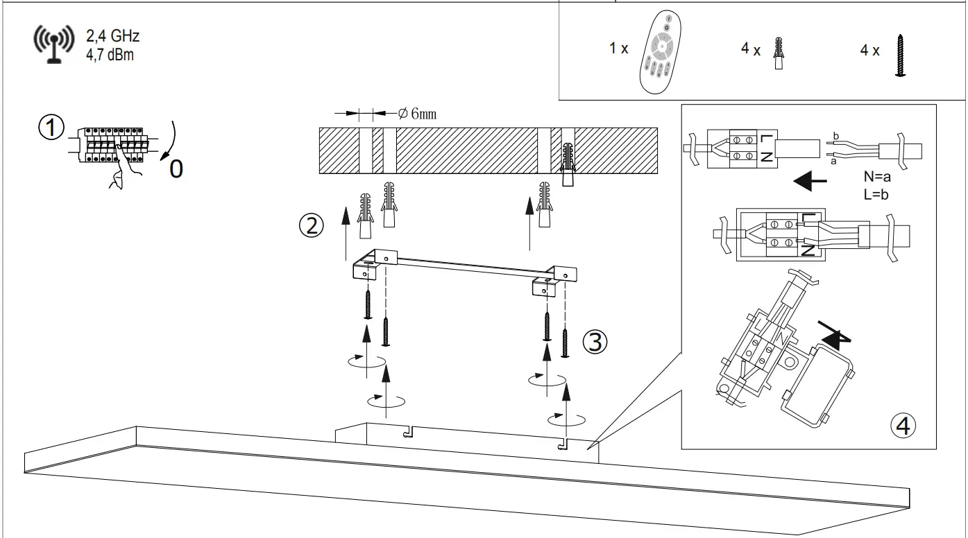 Paul Neuhaus 15553 LED Panel - ICON 6