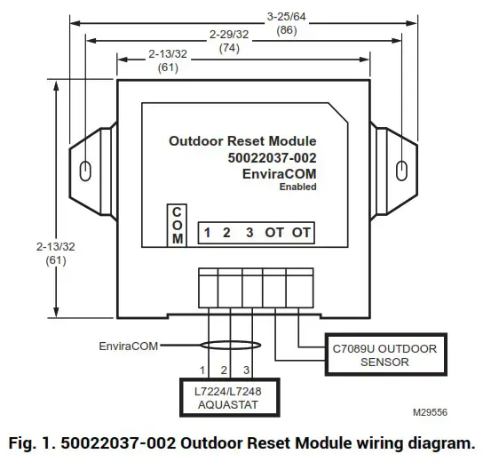 resideo 69 2335EFS Outdoor Reset Module - INSTALL ATION 1
