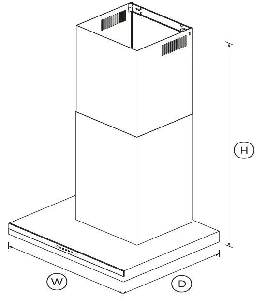 FISHER PAYKEL HC60BCXB2 Wall Cooker Hood, 60cm FIG (1)