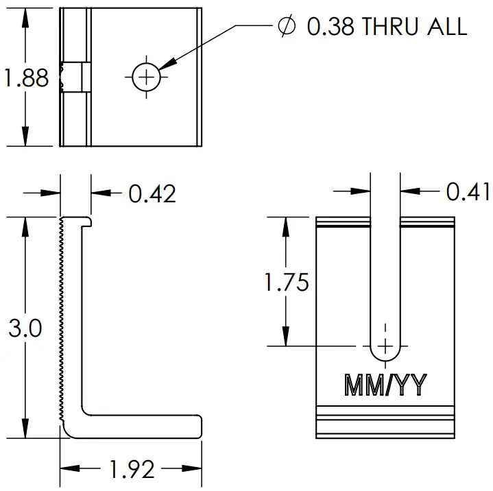 EcoFasten SLR 211 0459 3 Inch Slotted L Bracket - Figure 12