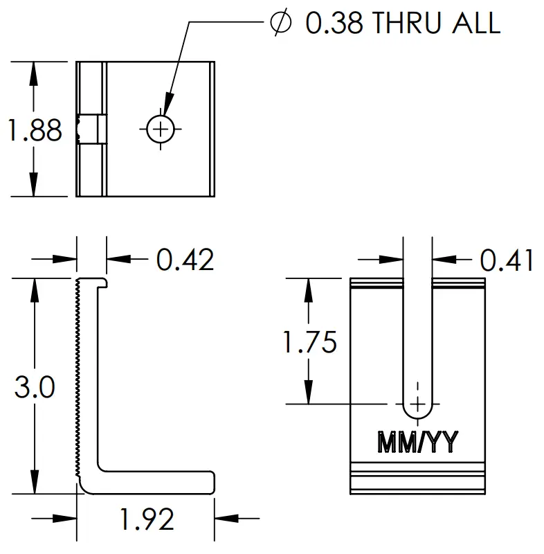 EcoFasten SLR 211 0459 3 Inch Slotted L Bracket - Figure 14