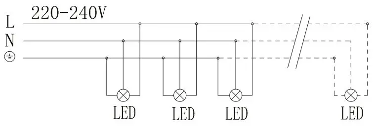 YPHIX 50298100 Grond Spot Instruction Manual - Circiut of product