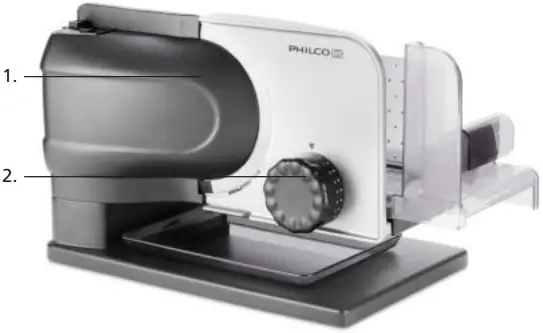 PHILCO PHFS 6100 Food Slicer A01