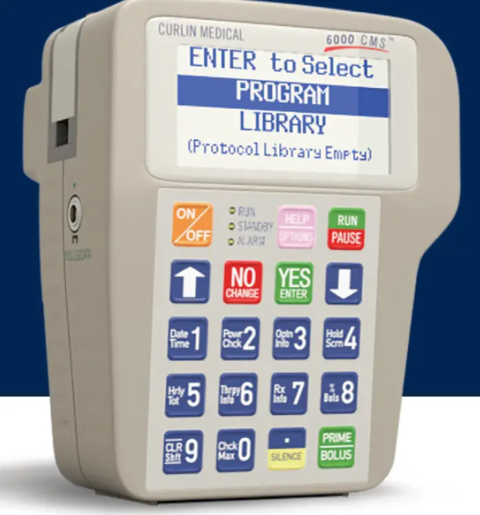 MOOG CURLIN 6000 Ambulatory Infusion Pump