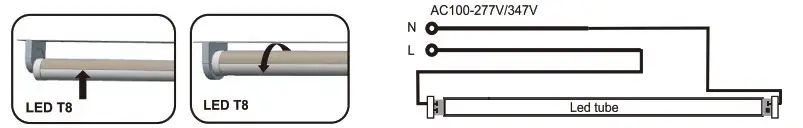 Warehouse Lighting Plug and Play LED Tube - Direct Replacement Procedure 5