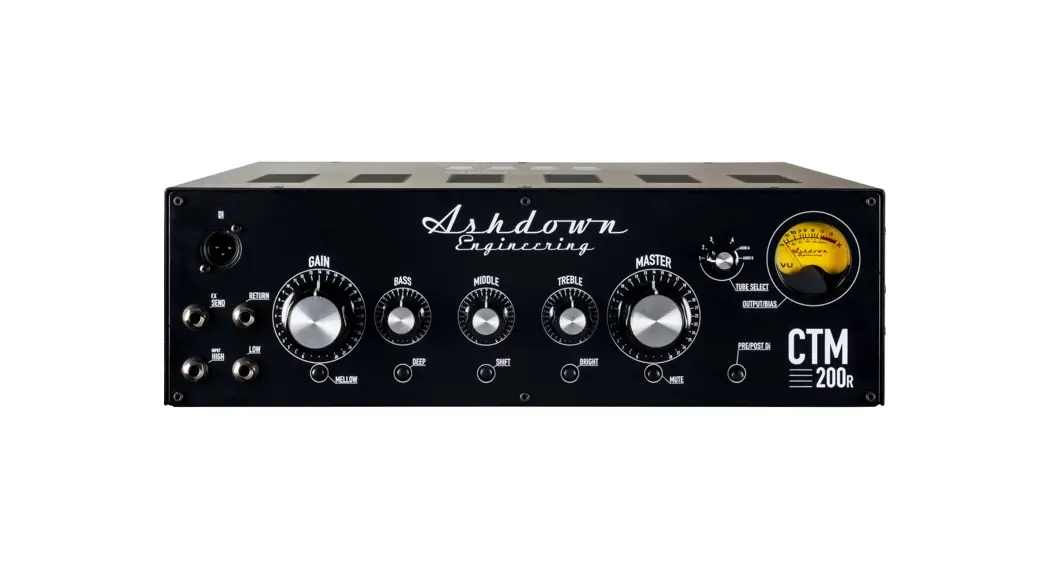 Ashdown Engineering Ctm-200-rack Valve 3u Rack Bass Head User Manual Ashdown Engineering Ctm-200-rack Valve 3u Rack Bass Head User Manual