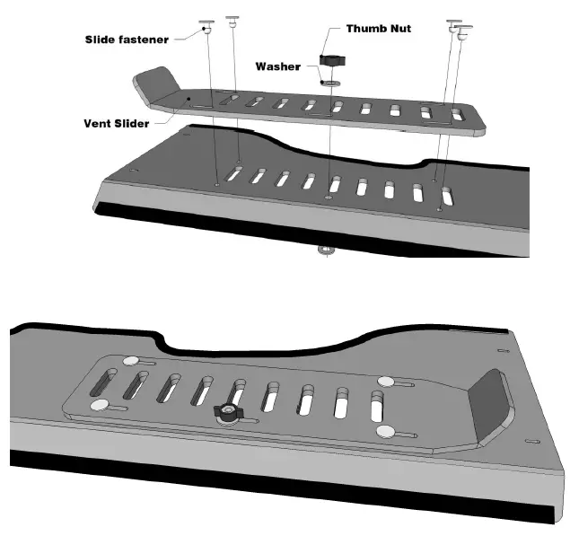 FALCON-RIDGE-PO-GENRL-WD05-Polaris-General-1000-Aero-Vent-Front-Windshield-FIG-1