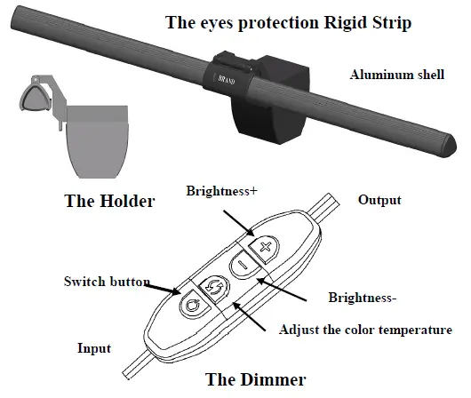 LEDLux-JF0182-Led-Lamp-Bar-For-PC-Computer-Screen-Monitor-FIG-3