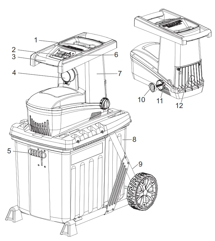makita UD2500 Electric Wood Shredder