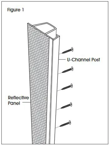 ULINE U-Channel Reflective Panel - Fig 1