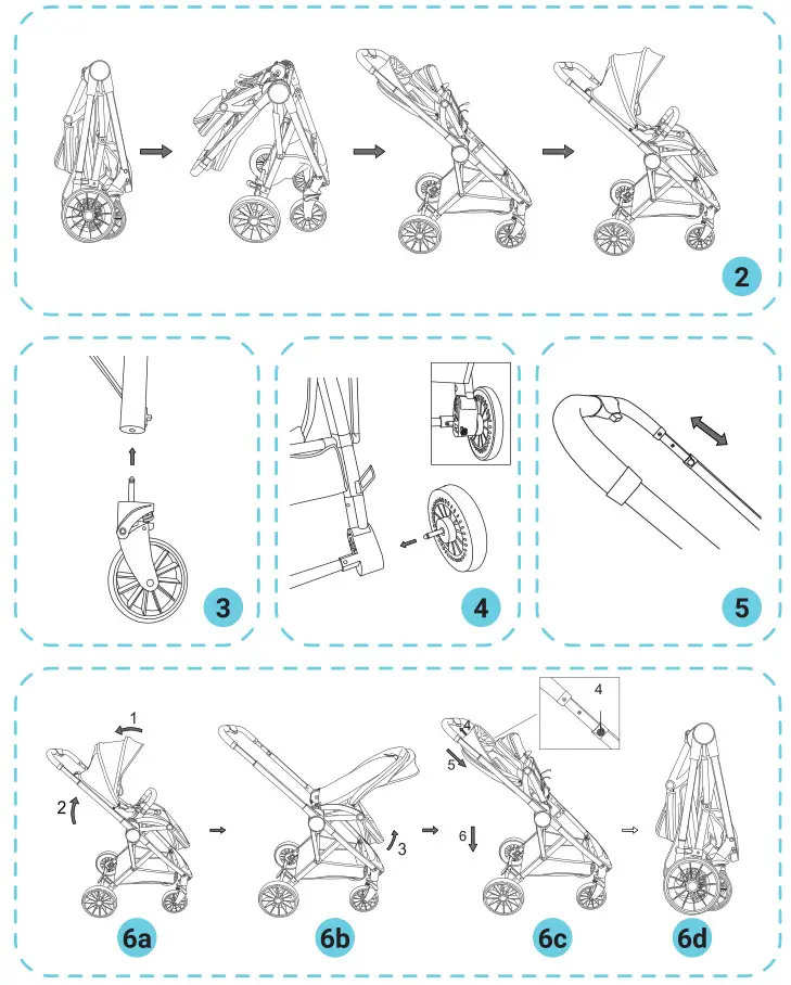 lionelo LO-RIYA Riya Grey Stone Stroller - Figure 3