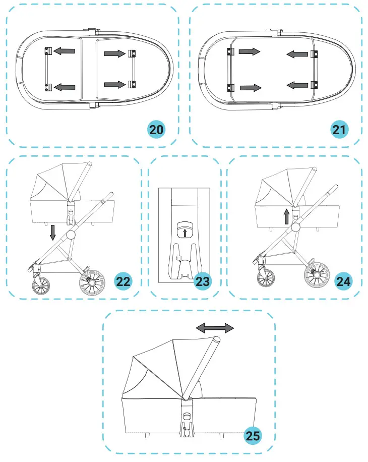 lionelo LO-RIYA Riya Grey Stone Stroller - Figure 6