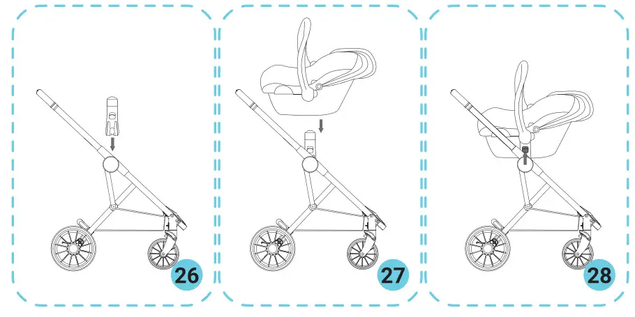 lionelo LO-RIYA Riya Grey Stone Stroller - Figure 7