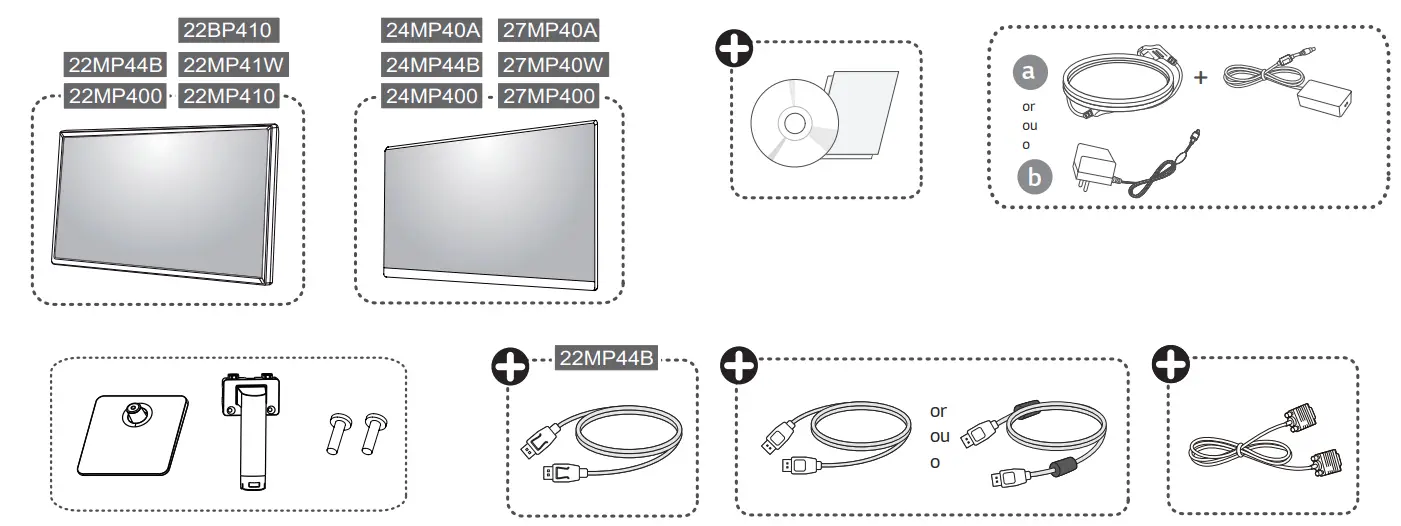 LG 22MP44B LED LCD Monitor-