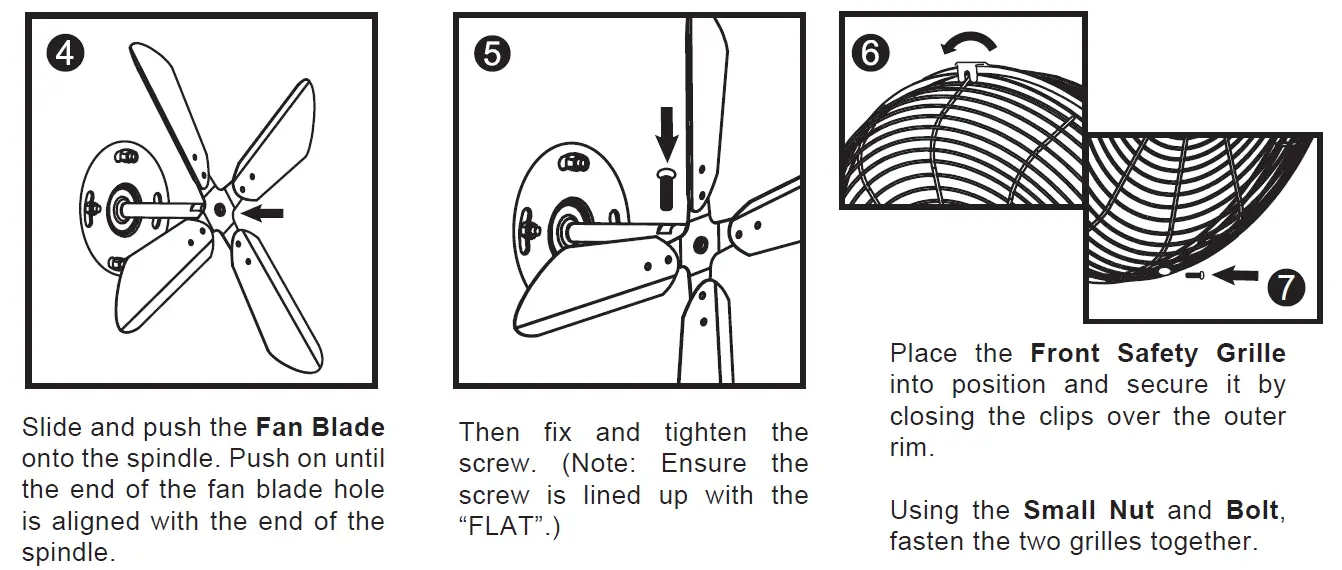 anko HEG30MBB 30cm Bench Fan 16
