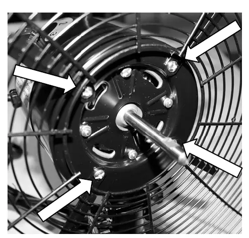 anko HEG30MBB 30cm Bench Fan 6