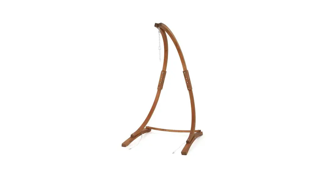 Noble House 41330 3.94 Ft. Larch Wood Hammock Stand User Manual