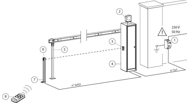 FADINI-BARRI-88-Oil-Hydraulic-Road-Barrier-for-4-Meters-Gateways-07