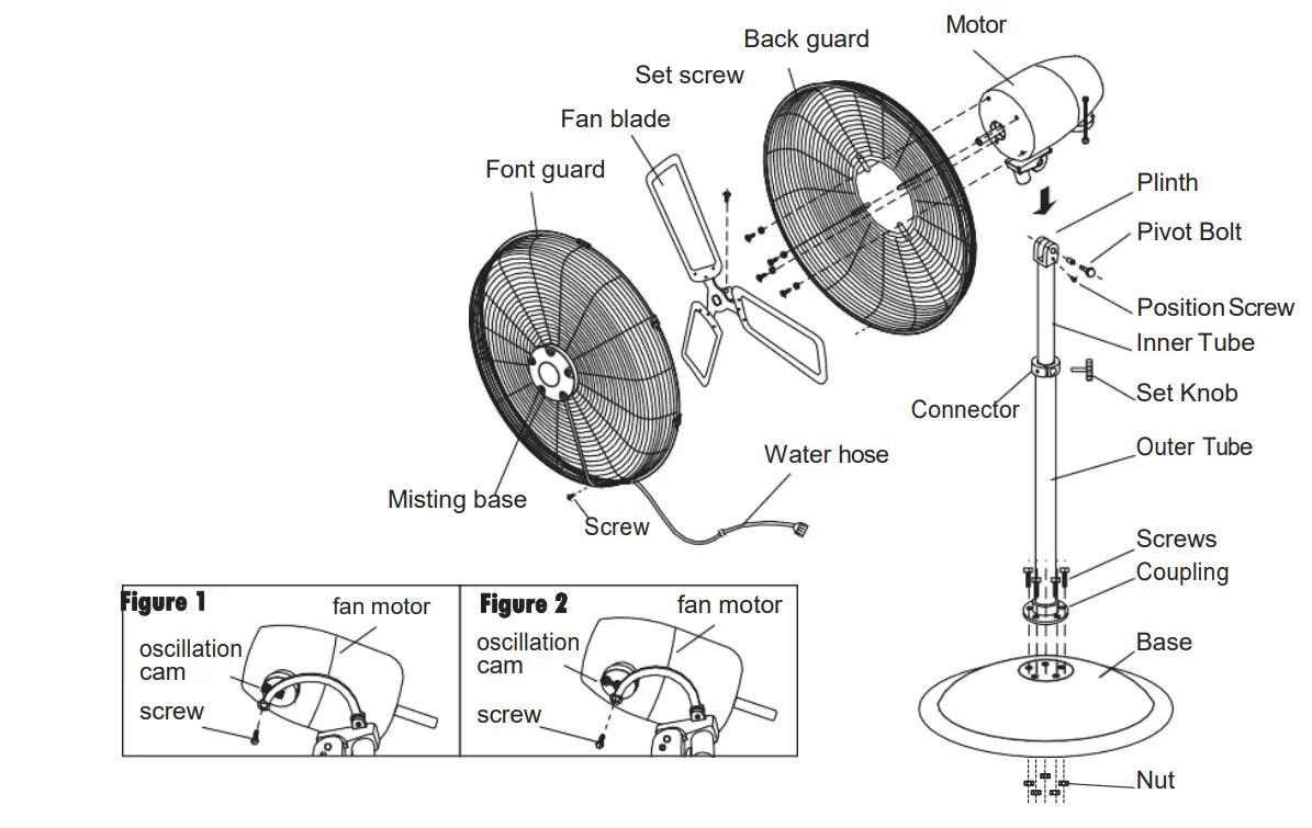 iLIVING-ILG8P30M-30-Inch-Osc-Outdoor-Misting-Pedestal-Fan-1
