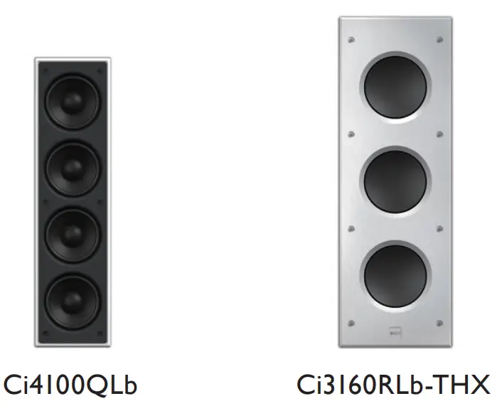 KEF High Performance Home Theatre Speakers and In-Wall Subwoofers fig 1