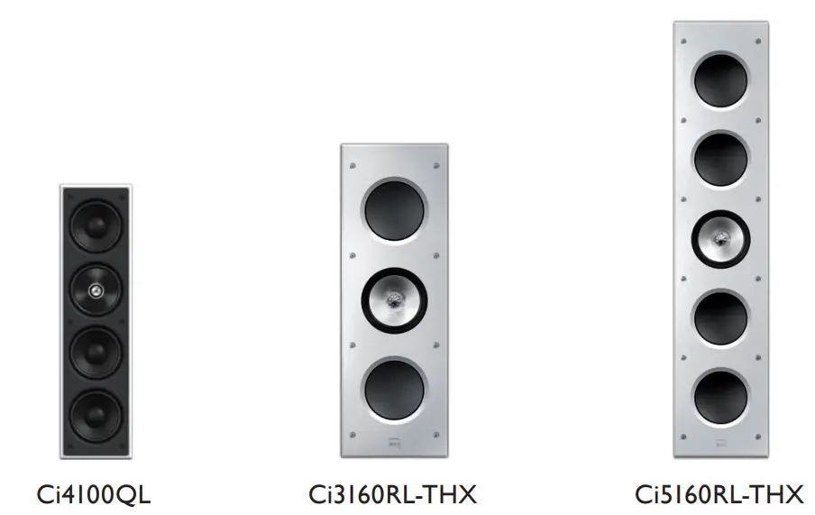 KEF High Performance Home Theatre Speakers and In-Wall Subwoofers fig 2