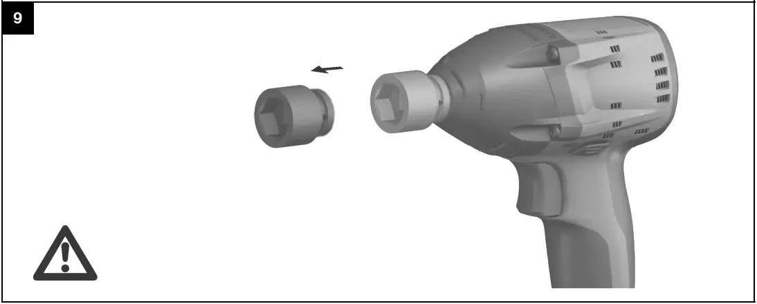 Removing the accessory tool