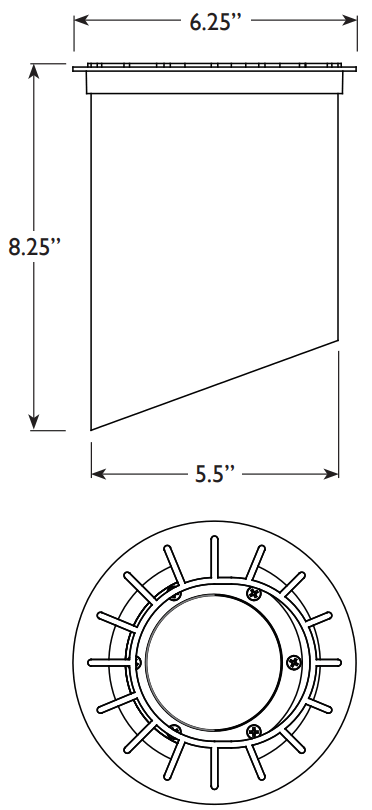 AMP Lighting AWL 5011IR B BZ Low Voltage Landscape Lighting -
