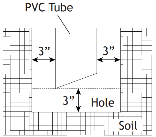 AMP Lighting AWL 5011IR B BZ Low Voltage Landscape Lighting - Dig Hole