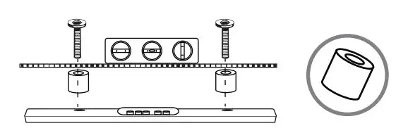 BEST BUY essentials BE-MSFM Full Motion Wall Mount for 19–50″ TVs User Guide - Obstructed back