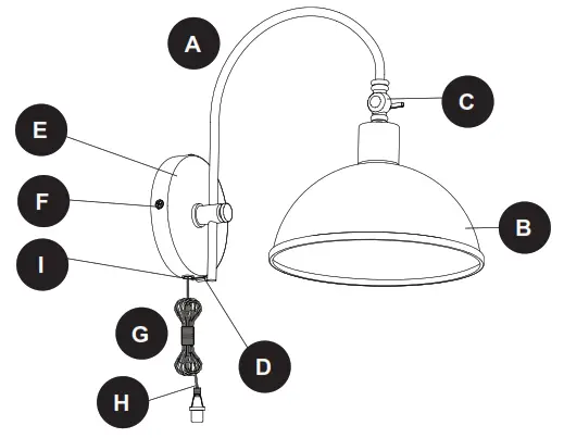 allen roth 42619 Wall Sconce - PACKAGE