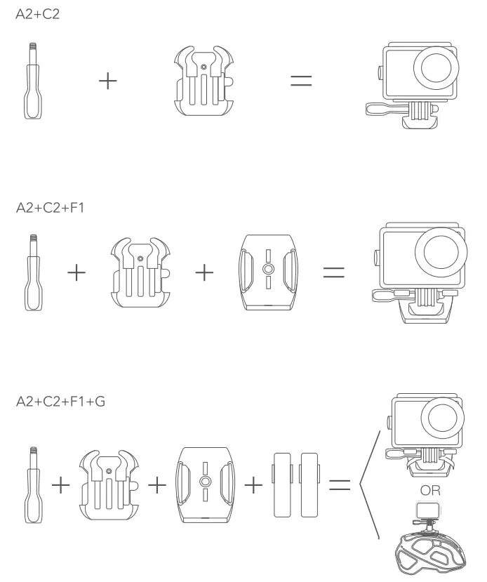 WOLFANG GA300 Action Camera Accessories - fig 3