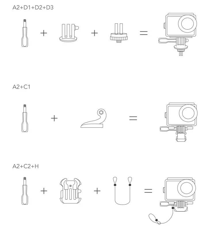 WOLFANG GA300 Action Camera Accessories - fig 5