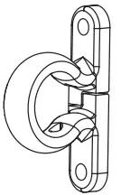 VENETA 65101 10237 D Cordloop Honeycomb Blind - Tension Device2