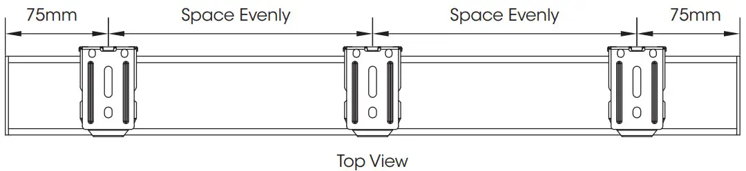 VENETA 65101 10237 D Cordloop Honeycomb Blind - Top View