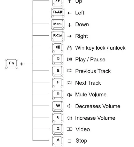 TEZARRE-TK61-Mechanical-Gaming-Keyboard-4